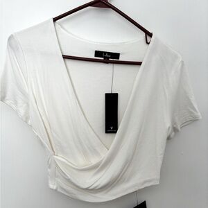 Lulus Crop Wrap Top